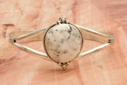 Native American Jewelry Genuine White Buffalo Turquoise Bracelet